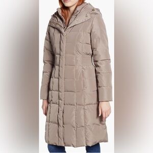 Cole Haan Gray Down/feathers Long Puffer coat Size XLP MSRP $348